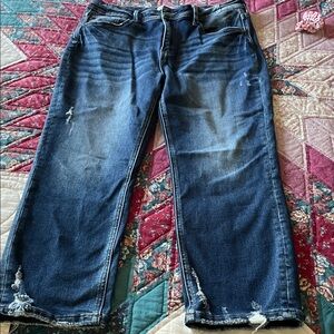 KanCan women’s  Dark Blue Relaxed Jeans